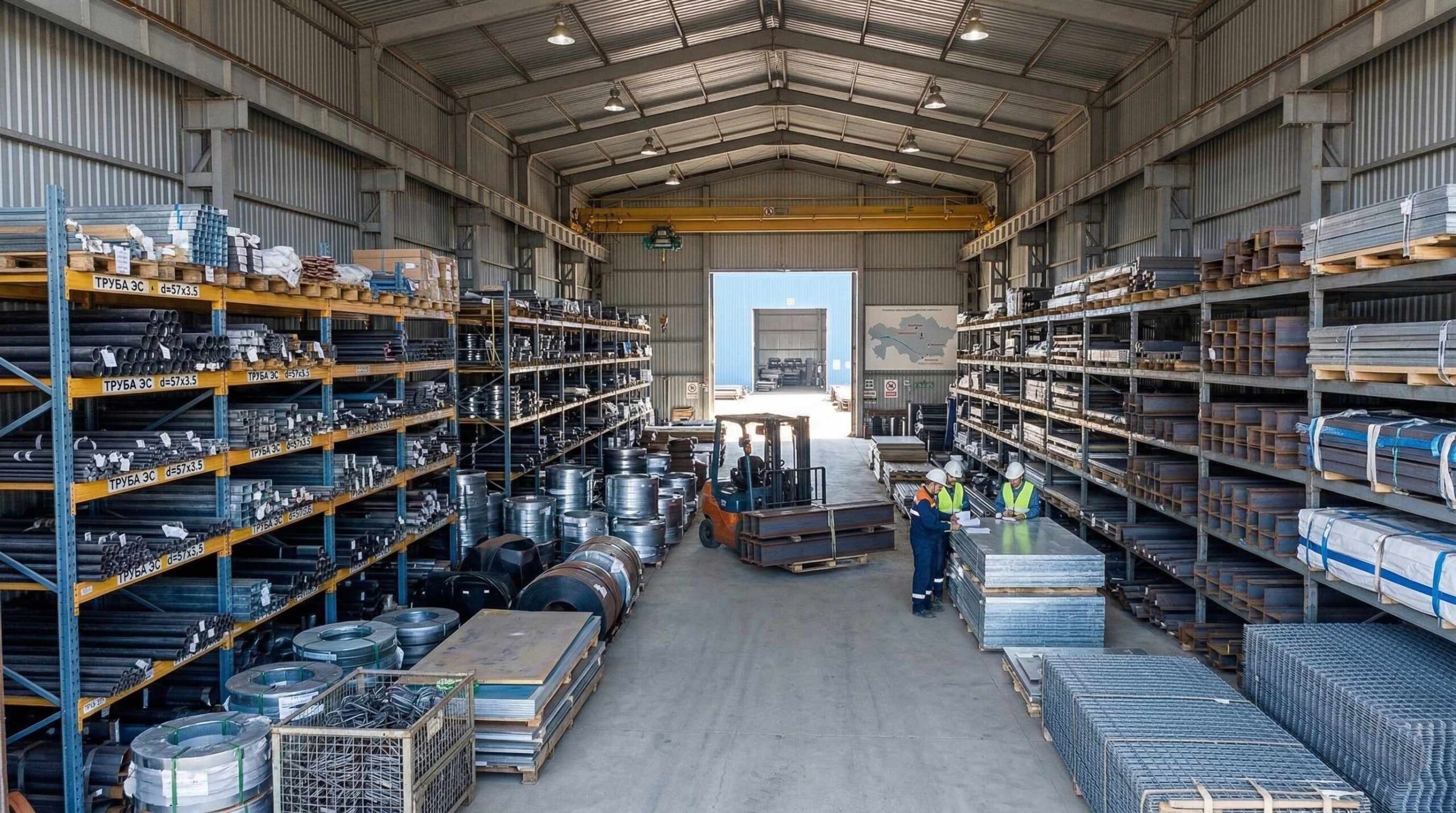 Доставка металла по всему Казахстану